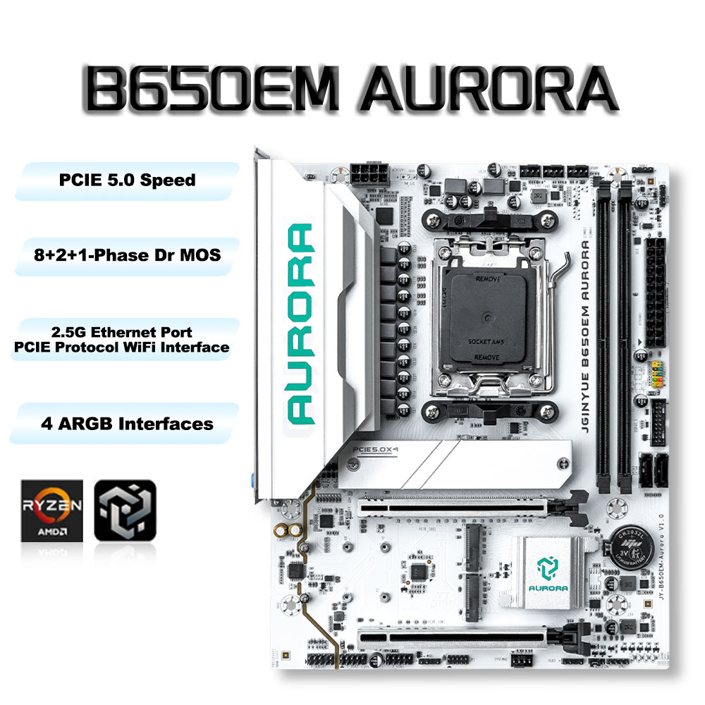 Am5 Micro Atx Pcie 5.0 Motherboard - اللوحات الأم Gaming B650 MATX AMD