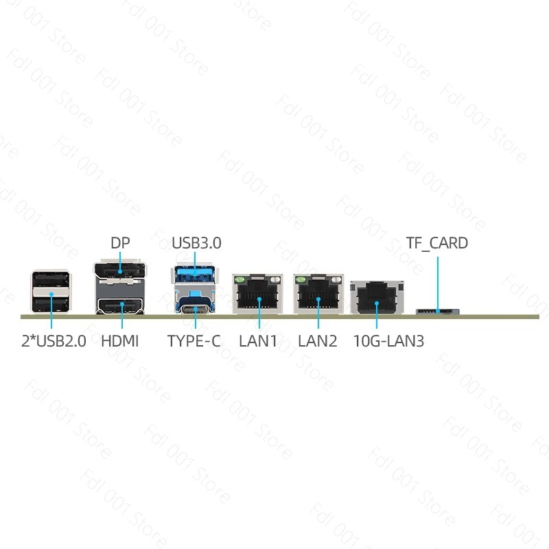 Mini Itx Dual 2.5G Nas Motherboard - لوحة أم N100 مع منفذين 2.5G