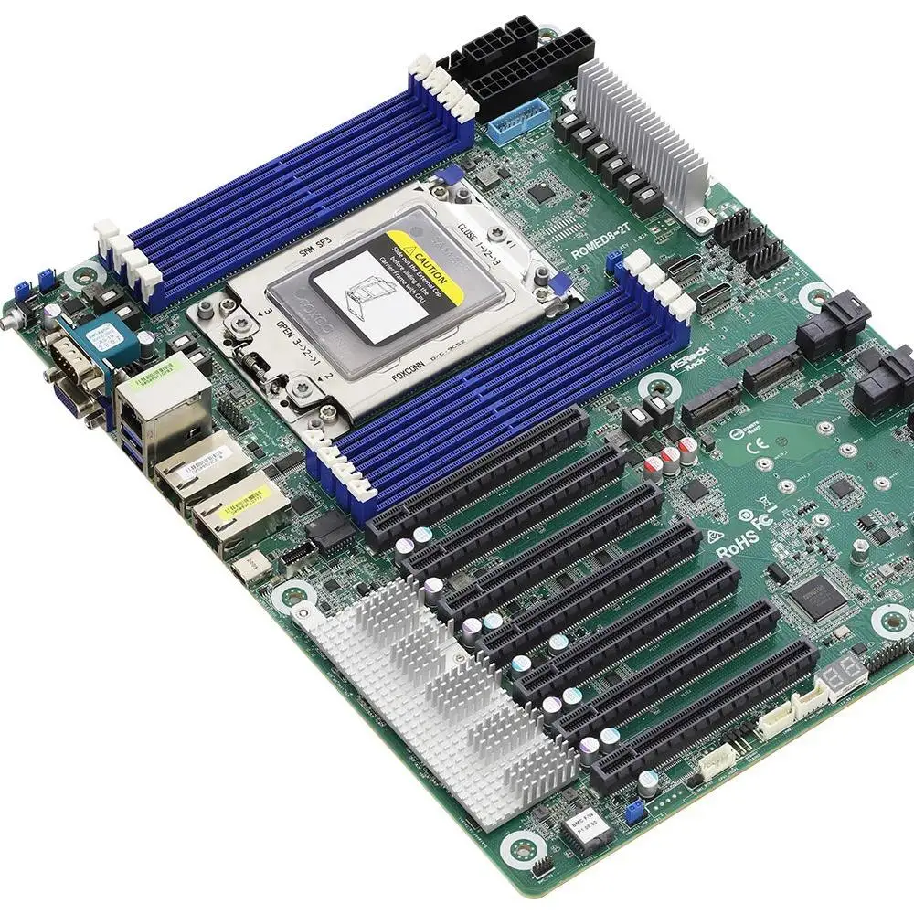 مناسب للوحة الأم الأصلية ASRoc - مراجعة Dual Socket Sp3 Epyc Motherboard وسعره