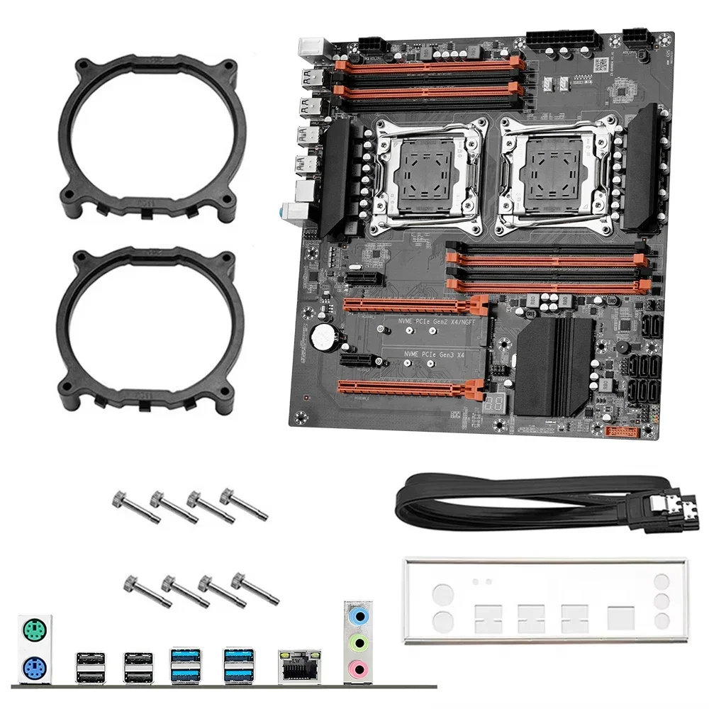 لوحة أم للألعاب X99 ثنائية الم - مراجعة Dual Lga2011-3 Server Motherboard Combo وسعره